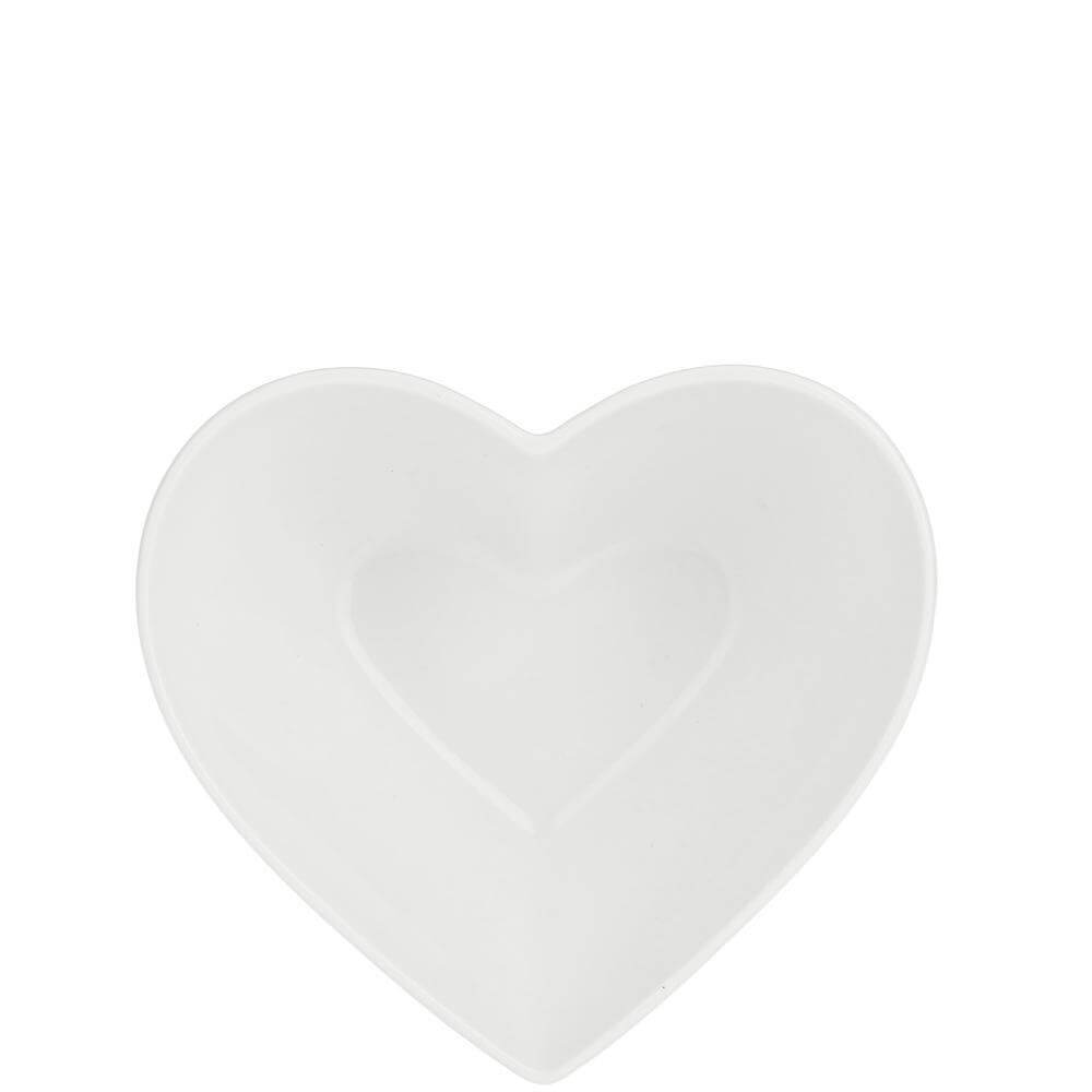 La Porcellana Bianca Cupido Heart Bowl 13cm
